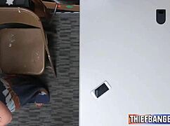 Shoplifter Teen Avi Love Takes Anal Cavity Search From Officer's Cock!