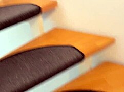 Hot step-mom cums twice in leather outfit