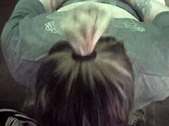 does she deepthroat my cock before work? yes, sloppy and swallowing