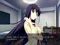 grisaia no kajitsu yumiko sakaki fucks pussy with cock 😏