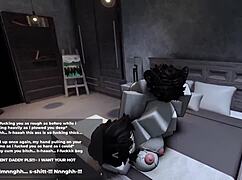 Teaching Cute Girl A Lesson With Big Ass In Roblox