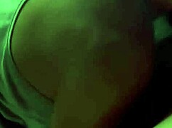 sensual massage on wife's big ass