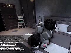 Teaching Cute Girl A Lesson With Big Ass In Roblox