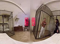 Virtualporndesire's bare witch project has teen brunette sex and anal blowjob in 180vr