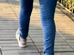 Latina Woman In Jeans