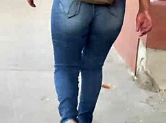 Latina Woman In Jeans