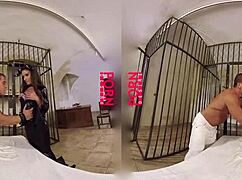 Virtualporndesire's bare witch project has teen brunette sex and anal blowjob in 180vr