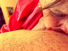 Brunette Milf in Corset Rides Hard with Blue-Eyed Passion