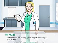 i get a handjob from my doctor in the hospital during this chubby bbw parody game