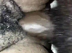 Massive creampie flows in hardcore BBW sex