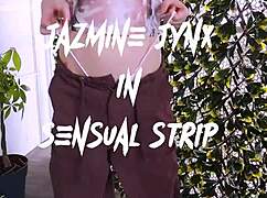 Jazmine Jynx Stripping Down And Teasing