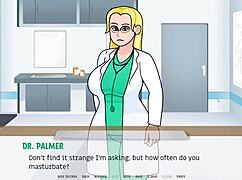 i get a handjob from my doctor in the hospital during this chubby bbw parody game