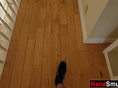 Hot Gilf Step Granny Sucking My Cock