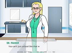 i get a handjob from my doctor in the hospital during this chubby bbw parody game