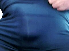 dawn shows fat ass in leggings with orgasm denial