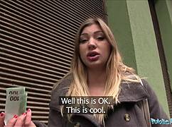 Hot model fucked underground for cash