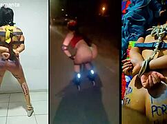 Ejercitando a la zorra Samanta con bondage y humiliation!