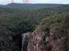 Bold Public Sex In Waterfall With Riding