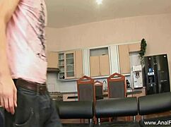 why is this fantastic blonde babe getting her ass banged?