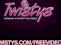 Hot busty milf masturbates with vibrator