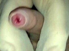 homemade nylon footjob with leggings and stockings