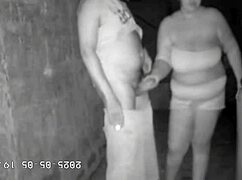 Hidden Camera Records Stepmother Fucking Stepson In Alley