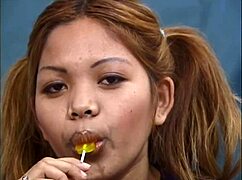 Eighteen Year Old Asian Girl Makes Men Orgasm With Toys