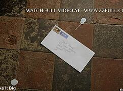 Ella Hughes Gets Cumshot In Her Mail Slot After Cunilingus And Blowjob