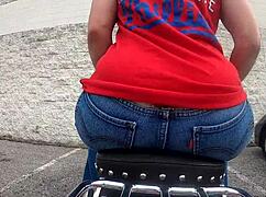 i filmed my wife's big ass on a motorcycle gopro ride