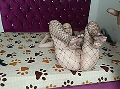 Hot Colombian Stepsister Bent Over For Quickie Cunilingus And Big Cock Fuck.