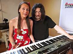 Brunette Coed Cloe Sucks Cock And Gets Twat Fucked