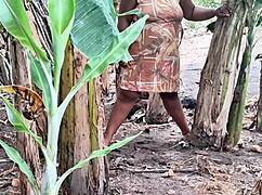 Evangelical MILF With Big Pussy Pees In Public Outdoors!