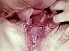 vintage lesbians lick hairy beavers in retro group cunilingus, feeling antique passion