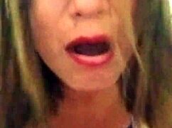 Transsexual girl moans during anal assfucking.