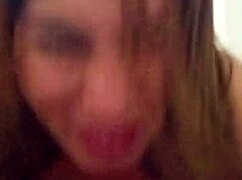 Transsexual girl moans during anal assfucking.