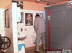 turkish teen fucks stranger in public toilet