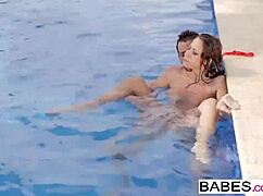 hey, check out joel and martina gold's elegant anal by the pool