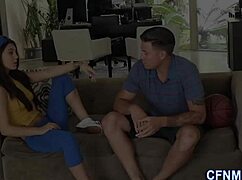 Clothed Amateur Enjoys Reality Handjob Session