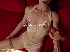 she finishes him off intense male orgasm - amateur lanreta