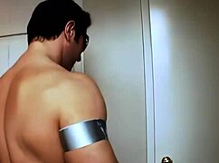 Brunette in Lingerie Gets Fucked by Sex Toy and Two Hard Dicks, Riding to Facial Cumshot