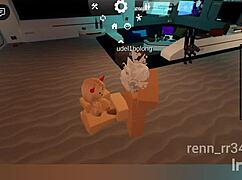 She Gets Fucked By A Catboy In Roblox