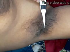 Indian Lady Strips Dress for Intense Pussy Anal Armpit Check