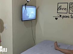 Latina Milf Sister-In-Law Gets Cum On Skin And Pussy