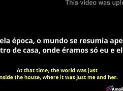 carinho de meio-irmã com anal e blowjob no pau grande