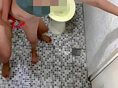 School toilet cctv shows teen girl convulsing in orgasm