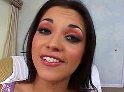 Demure latina indulges in ANAL PUMPING