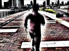 praying run with music vibes