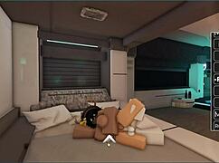 she asked for fucking in all bent over doggystyle poses. like in roblox game