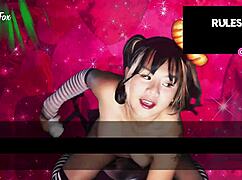 Exotiqfox Bounces Ass On Dick In Solo Gooner Masturbation