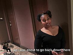 Guest Enjoys Tall Dreadhead with Big Black Cock in Anal Creampie